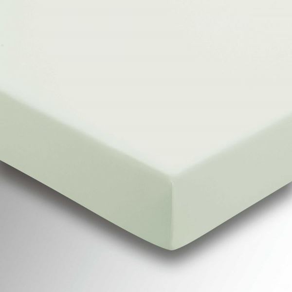 Plain Dye Percale Fitted Sheet - Soft Green